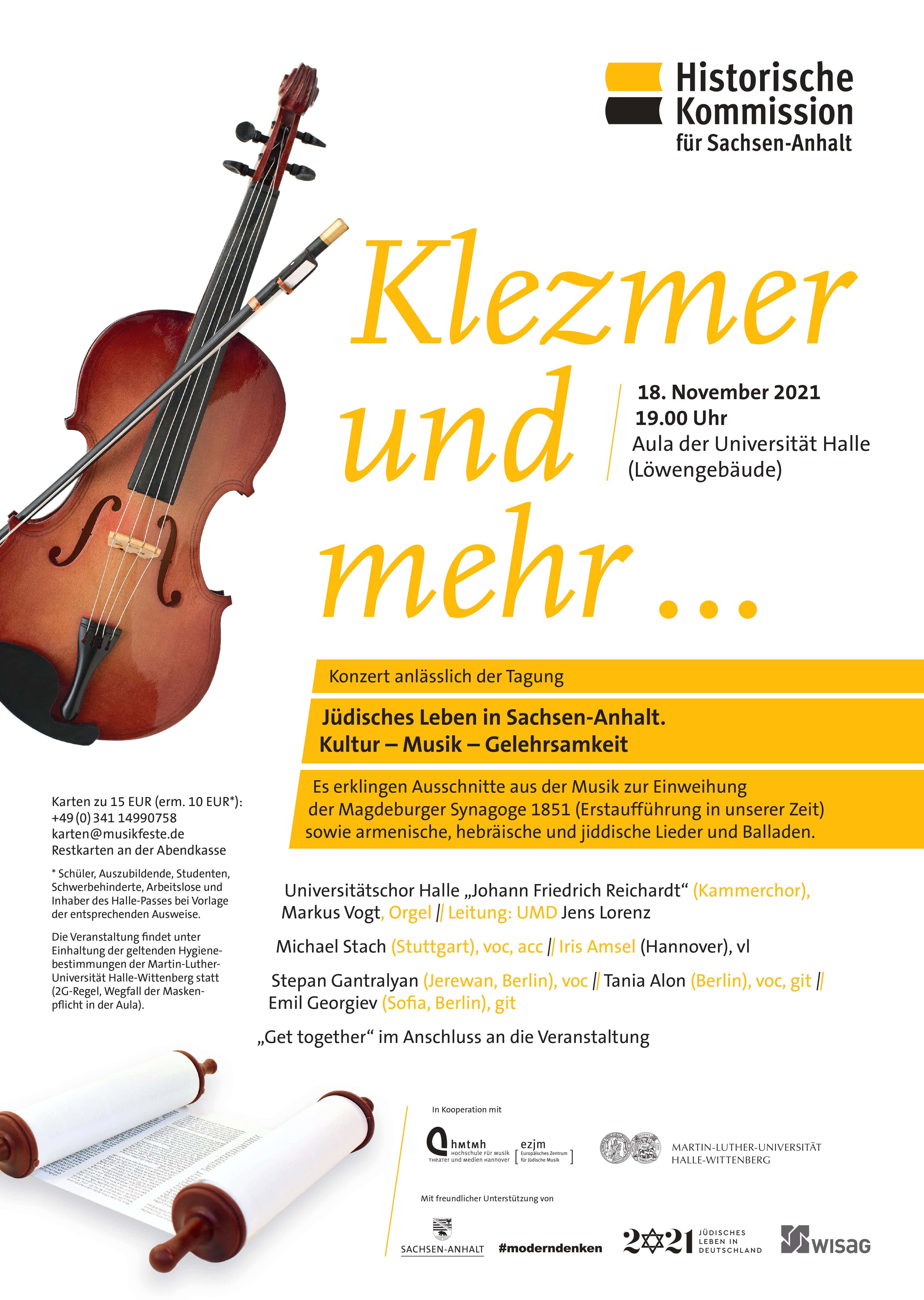 Plakat Klezmer und mehr min