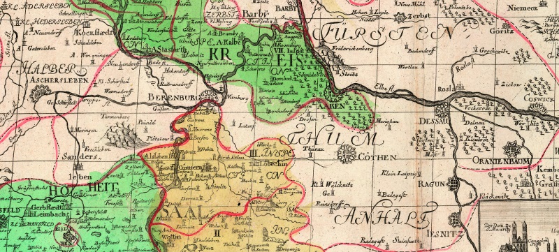 Karte Anhalt